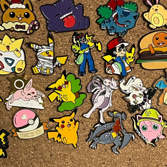 Pokemon Charmander Squirtle Pin Choice Pins Charizard Streetwear Hats Hat Brooch - Picture 8 of 12